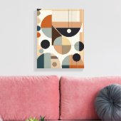 Geometrische Formen Moderne, farbenfrohe Kunst Can Leinwanddruck (Insitu (Wohnzimmer))