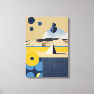 Geometrische Formen Moderne, farbenfrohe Kunst Can Leinwanddruck