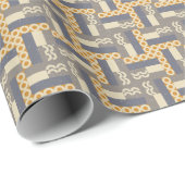 geometrische Formen, moderne Muster Geschenkpapier (Rolleneckpunkt)