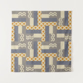 geometrische Formen, moderne Muster Wandteppich (Vorderseite (Horizontal))