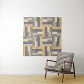 geometrische Formen, moderne Muster Wandteppich (Beispiel (Horizontal))
