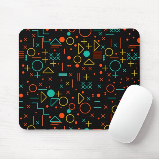 Geometrische Formen Mousepad (Mit Mouse)