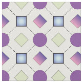 Geometrische Formen Muster Stoff (Nahaufnahme)