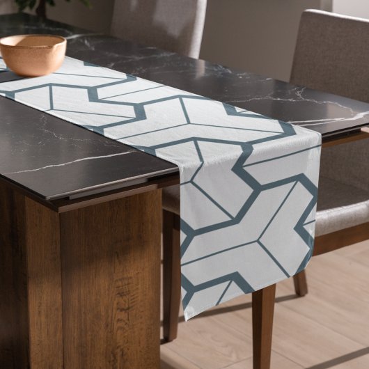 Geometrische Formen Nahtloses Muster Großer Tischläufer