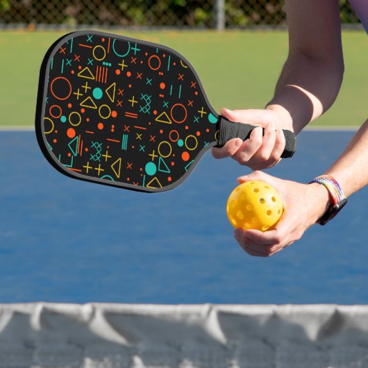 Geometrische Formen Pickleball Schläger (InSitu)