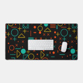 Geometrische Formen Schreibtischunterlage (Tastatur & Maus)