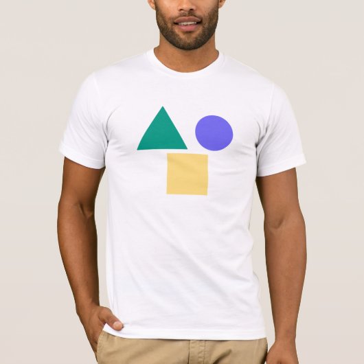 "Geometrische Formen T - Shirt - Kreis, Dreieck, s (Vorderseite)