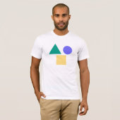 "Geometrische Formen T - Shirt - Kreis, Dreieck, s (Vorne ganz)