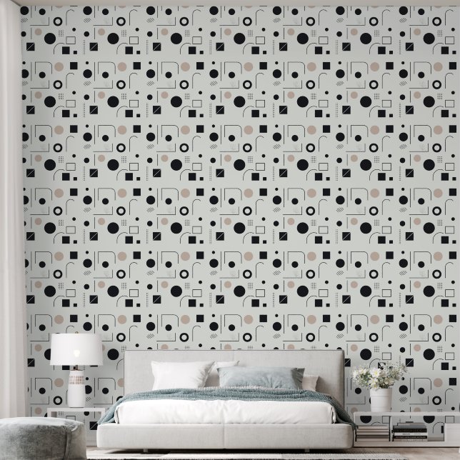 Geometrische Formen Tapete (Schlafzimmer)