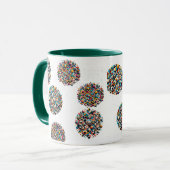 Geometrische Formen Tasse (Vorderseite Links)