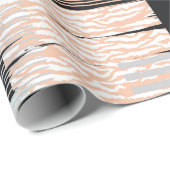 Geometrische Formen und Streifen Geschenkpapier (Rolleneckpunkt)