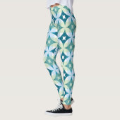 Geometrische Formen, Vintage abstrakte Tapete. Leggings (Links)