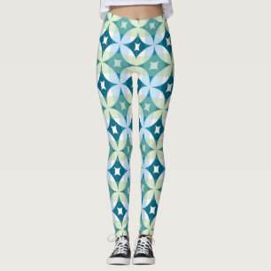 Geometrische Formen, Vintage abstrakte Tapete. Leggings