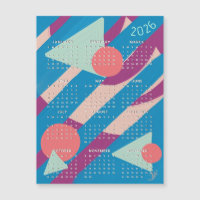 Geometrische Formen Vintage Farben - Kalender 2026