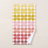 Geometrische Formen von mittleren Mod-Formen in ro Badhandtuch Set (Handtuch)