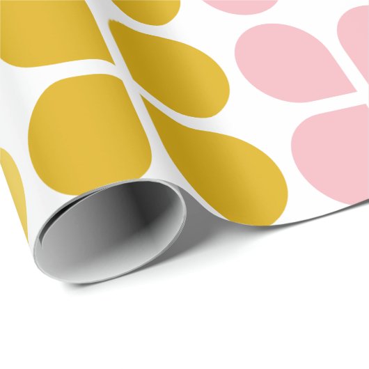 Geometrische Formen von mittleren Mod-Formen in ro Geschenkpapier (Rolleneckpunkt)