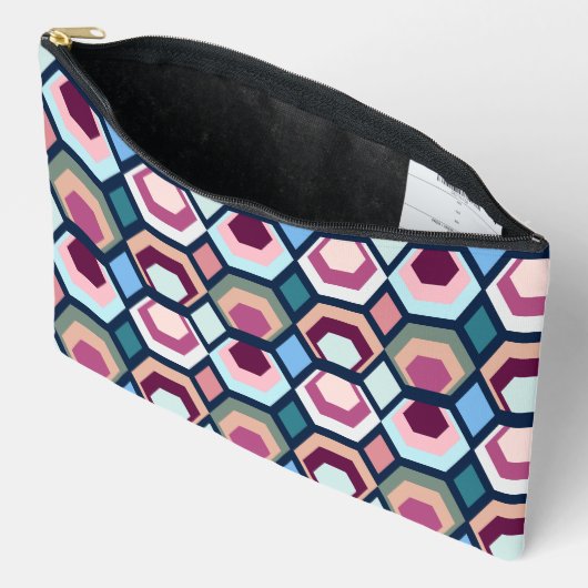geometrische Formen Zubehörtasche (Offen)