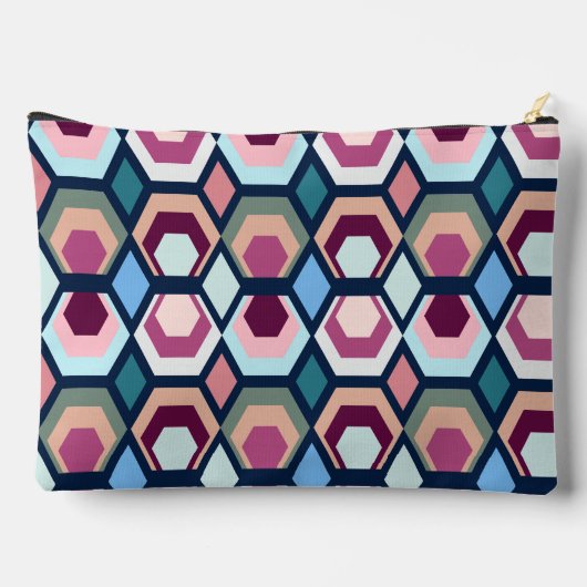geometrische Formen Zubehörtasche (Rückseite)
