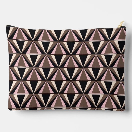Geometrische Formen Zubehörtasche (Rückseite)