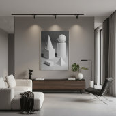 Geometrische Formschattierung Poster