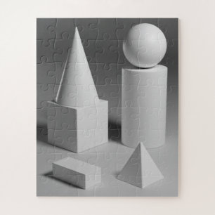 Geometrische Formschattierung Puzzle