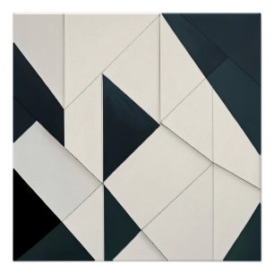 Geometrische Fragmente Poster