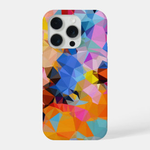 Geometrische fraktale abstrakte Wanddekoration iPhone 15 Pro Hülle