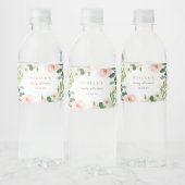 Geometrische Frühlingsromane Wasserflaschenzeichen Wasserflaschenetikett (Flaschen)