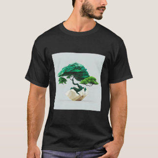 Geometrische Fusion, bei der Bonsai mathematisch B T-Shirt