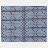 Geometrische Fusion-Fleece-Decke Fleecedecke (Vorderseite (Horizontal))