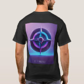 "Geometrische Fusion: T - Shirt der modernen Männe (Rückseite)