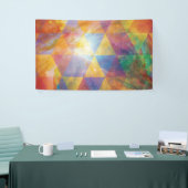 Geometrische Galaxie Banner (Messeveranstaltung)