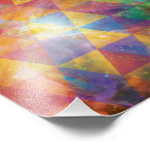 Geometrische Galaxie Fotodruck (Ecke)