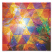 Geometrische Galaxie Fotodruck (Vorne)