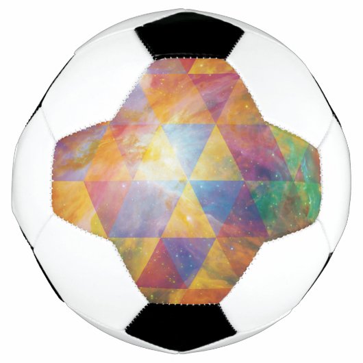 Geometrische Galaxie Fußball (Vorderseite)