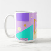 Geometrische gelbe Tasse (Links)