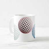Geometrische Gemische Kaffeetasse (Vorderseite Links)