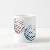 Geometrische Gemische Kaffeetasse (Mittel)