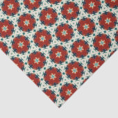 Geometrische Gemusterte Weihnachtsstars 2 Seidenpapier (Detail)