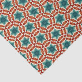 Geometrische Gemusterte Weihnachtsstars 7 Seidenpapier (Detail)