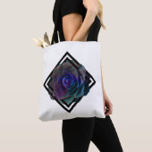 Geometrische Gerahmte Rose Tasche (Von Nahem)