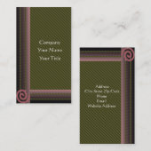 Geometrische Geschäftsfelder Visitenkarte (Vorne/Hinten)