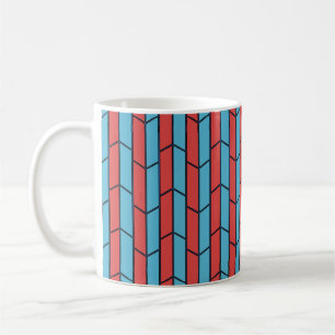 Geometrische gezogene Tasse