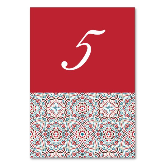 Geometrische Glitzern Kupfermetallische Hochzeit Tischnummer (Rückseite)