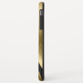 geometrische Gold- und Schwarzwurzel Case-Mate iPhone Hülle (Hinten/Links)