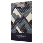 Geometrische Goldene Abbildung Klemmbrett (Links)