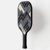 Geometrische Goldene Abbildung Pickleball Schläger (Links)