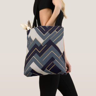 Geometrische Goldene Abbildung Tasche