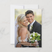 Geometrische Goldrahmen Burgundy Winter-Blume Dankeskarte (Rückseite)