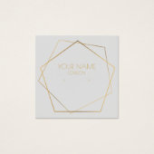 Geometrische Goldverdiener mit sozialen Symbolen (Vorderseite)